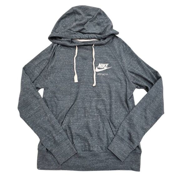 Nike Hoodie Women's Medium Green Just Do It Lightweight Pullover Workout Gym - Picture 1 of 7